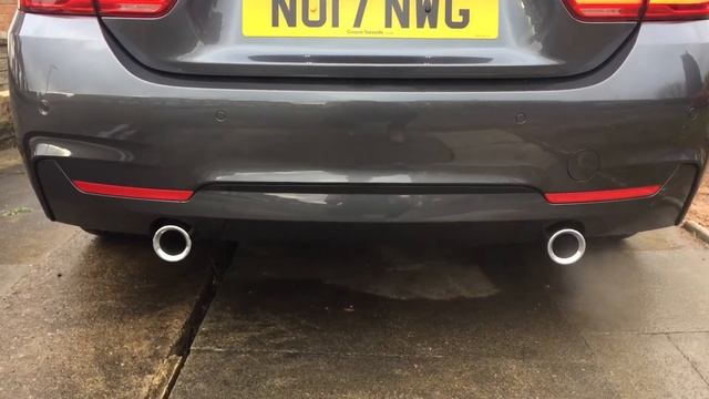 Bmw 440 lci cold start standard exhaust смотреть онлайн