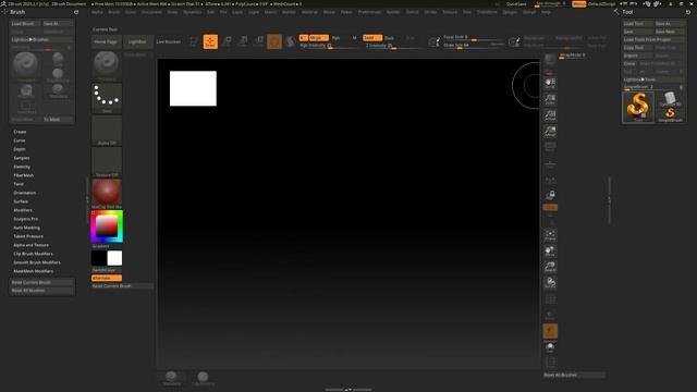 ｢베이직과정｣Zbrush UI Setting "지브러쉬 UI 세팅" 툴 시연영상..By 용샘 смотреть онлайн