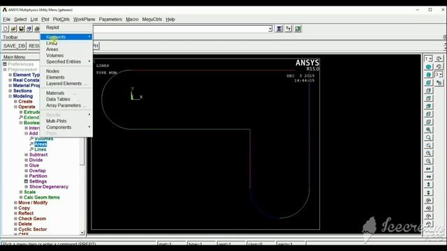 Ansys tutorial corner bracket Analysis mechanical APDL смотреть онлайн