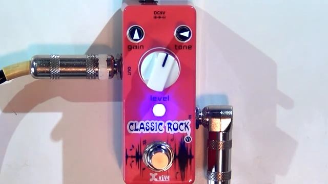 Xvive V1 Classic Rock Pedal Demo by Glenn DeLaune смотреть онлайн