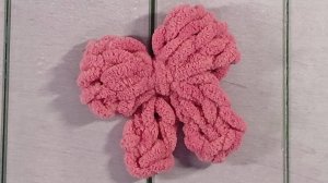 Бантик из Ализе Пуффи Файн/Alize Puffy Fine Туториал