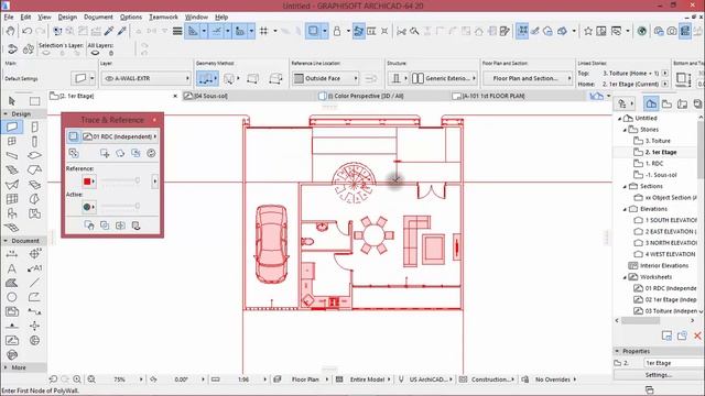 Tutoriel Archicad 20 [FRA] - creation d'etage - partie 2 смотреть онлайн