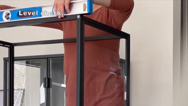 IKEA RUDSTA: Mounting instructions of glass cabinet смотреть онлайн