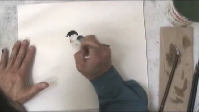 Chinese Brush Painting chickadee смотреть онлайн