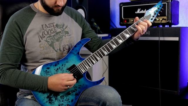Ibanez GRGR 221 PA AQB - Guitar Demo смотреть онлайн