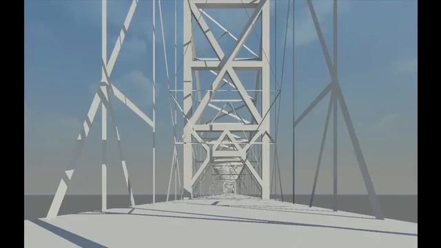 Oakland Bridge Walkthrough - Revit Architecture 2010 смотреть онлайн