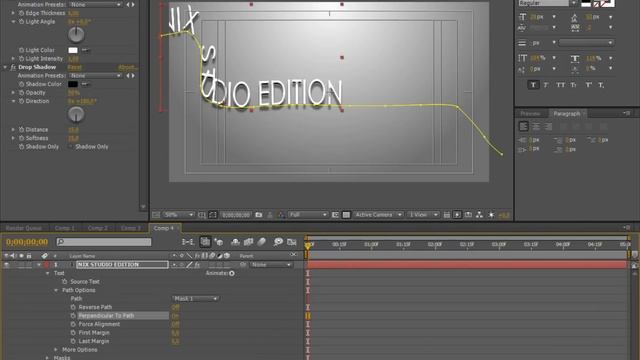 Маршрутизированные титры в After Effects смотреть онлайн