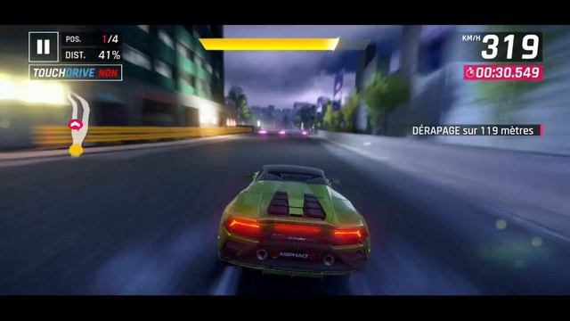 Elite Classe B - Shanghai Pudong Rise - Lamborghini Huracan Evo - 1.09.883 - Asphalt 9 смотреть онлайн