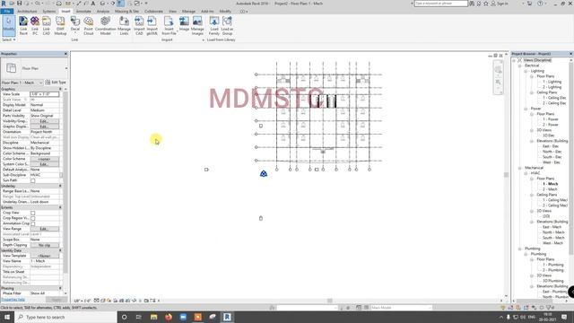 Revit MEP - Part 02 - Linking Revit File in English смотреть онлайн