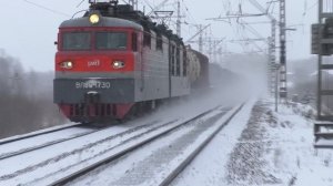 Грузовые поезда России едут на скорости по Транссибу | Железная дорога в Сибири