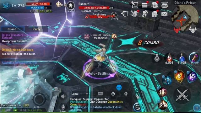 Lineage 2 Revolution SECOND CLASS TRANSFER 3/3 смотреть онлайн
