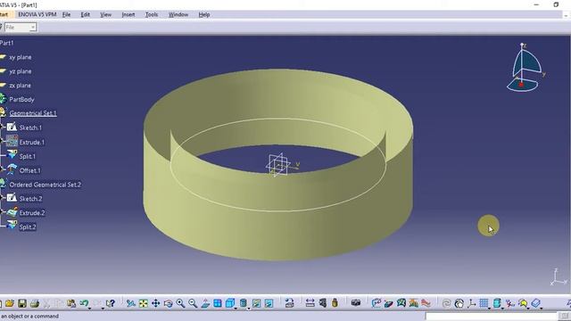 Catia Tutorial in Tamil 81 : Geometrical Set And Ordered Geometrical Set смотреть онлайн