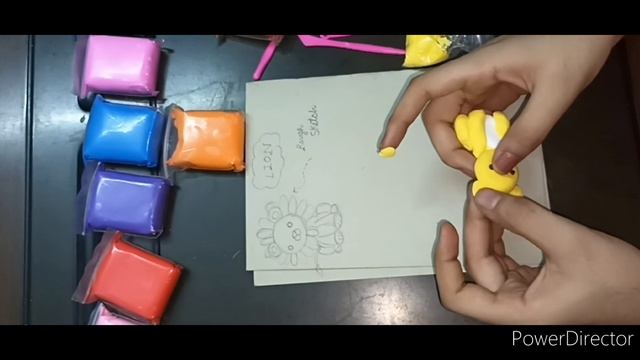 Mini Air Dry clay lion (Easy) 🦁 смотреть онлайн