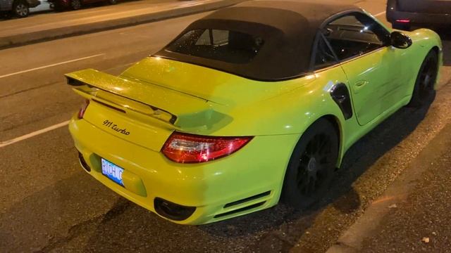 Neon Porsche 911 convertible смотреть онлайн