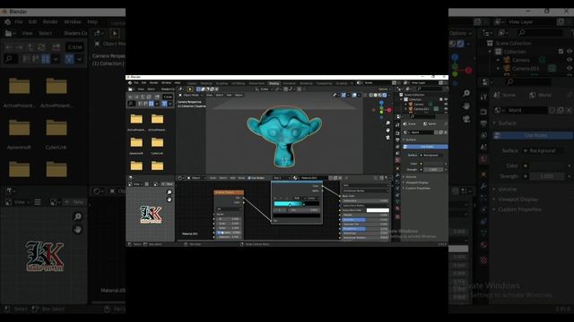 Transparent cloth simulation tutorial in blender 😲 {Blender 2.91} смотреть онлайн