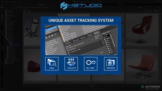 Project Manager - 3D Asset Browser by Kstudio. Infographic. смотреть онлайн