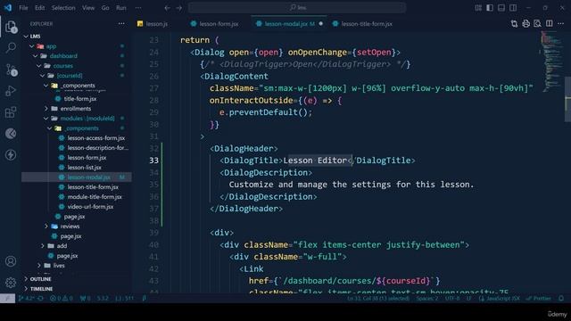 125 -Bug Fix In Lesson Modal Page смотреть онлайн