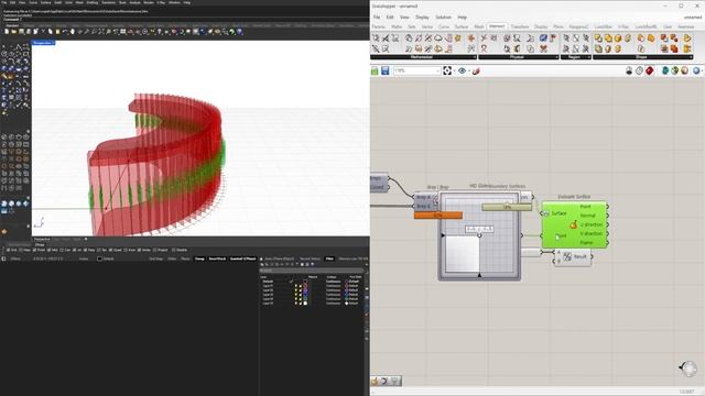 Rhino 8 Grasshopper Parametric Desk Array Architecture Script & Cluster смотреть онлайн