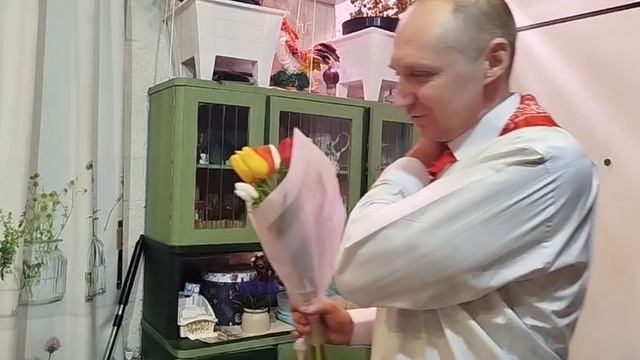 РЕПЕТИЦИЯ ПОЗДРАВЛЕНИЯ ДЛЯ НАШИХ ПРЕКРАСНЫХ ДАМ!!! смотреть онлайн