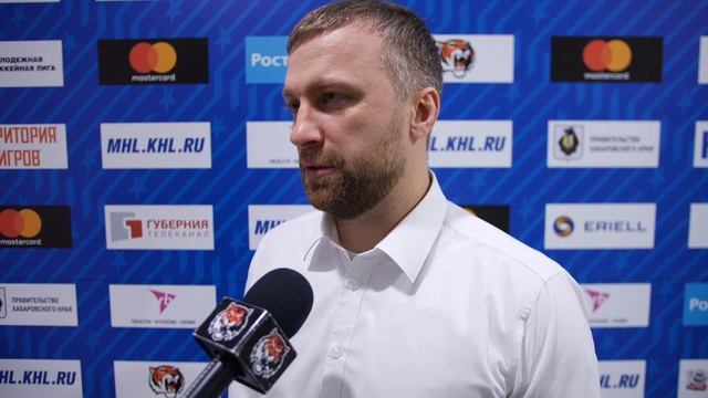 Андрей Киселев после матча «Амурские Тигры» - «Атланты» (01.02.2019) смотреть онлайн