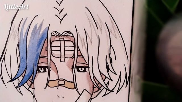 How to draw Langa from SK8 infinity | how to draw anime boy #easydrawing#anime#relaxing # смотреть онлайн