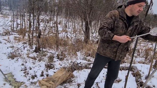 Жареный цыпленок по-корейски /  корейская уличная еда в деревне