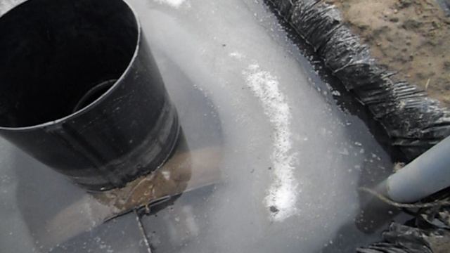 Испытание горизонтального септика 