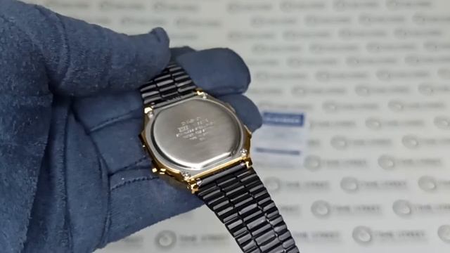 Японские наручные часы Casio Vintage A-168WEGB-1B с хронографом