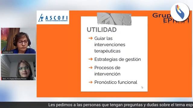 CUPS Y WHODAS en los registros administrativos de los servicios de fisioterapia: Alcances y retos смотреть онлайн