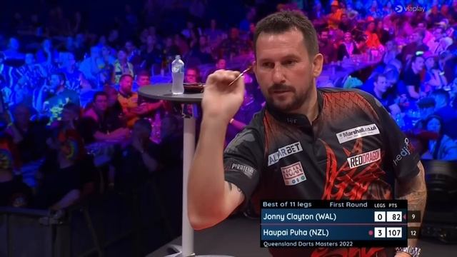 Jonny Clayton vs Haupai Puha | Round 1 | Queensland Darts Masters 2022 смотреть онлайн
