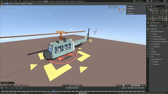 Blender 2.80 Helico-Rig Pro ( Installation ) смотреть онлайн