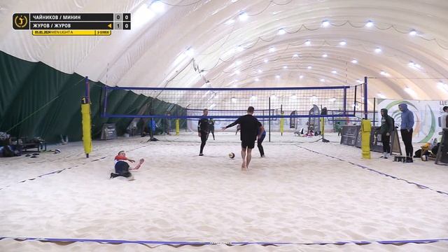 Четвертьфинал: Чайников / Минин VS Журов / Журов | MEN LIGHT A - 05.01.2024 смотреть онлайн