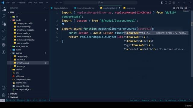 45 -Get Data From Database in Course Details Page Part 9 смотреть онлайн