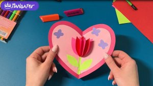 Открытка на 8 марта своими руками! Пандарог