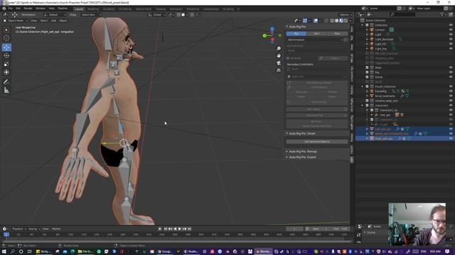 fix missing finger rig mixamo and blender смотреть онлайн