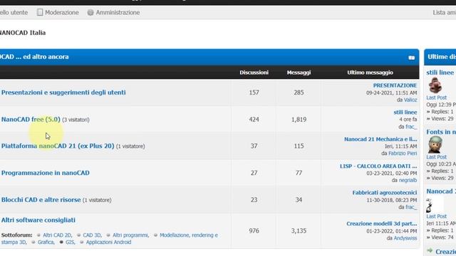 Come usare il Forum di NANOCAD ITALIA смотреть онлайн