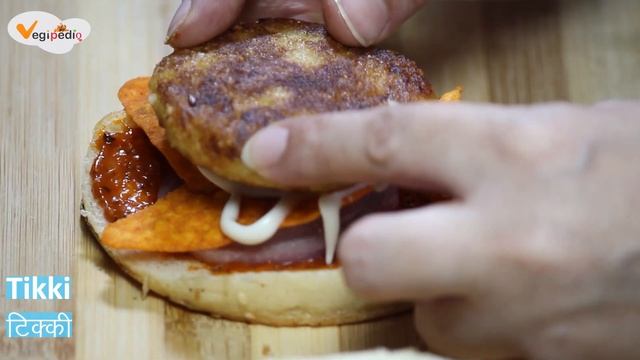 Nachos Salsa Burger Hindi Recipe | नाचोस साल्सा बर्गर| हिंदी रेसिपी