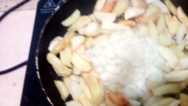 картошка с луком