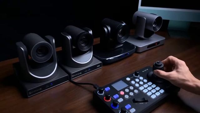 AVKANS Super PTZ Camera Joystick Controller -- Unboxing -- B-Roll смотреть онлайн