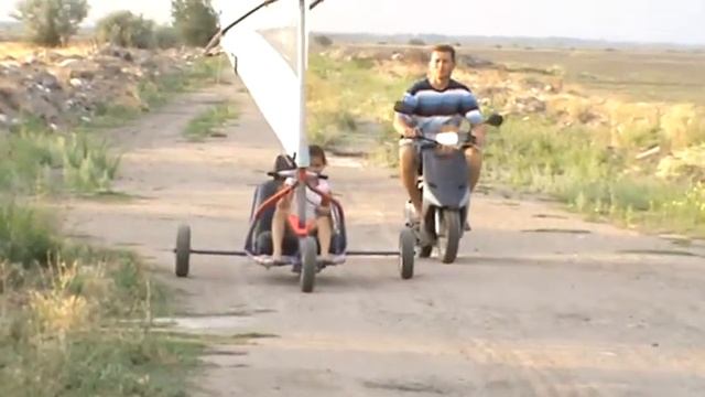 Самодельный Блокарт . Колесный буер. СУХОПУТНАЯ ЯХТА смотреть онлайн