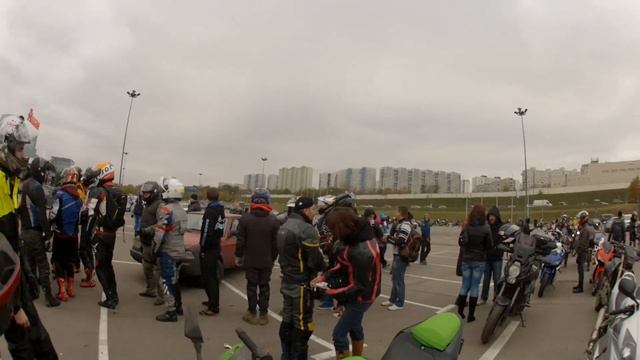 18 октября, -2 градуса, закрытие-2014: мотозакрытие мотосообщества «группа Мото Москва» смотреть онлайн