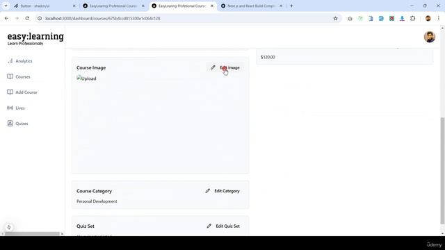 110 -Course Create, Data Updates, Image Upload Part 9 смотреть онлайн