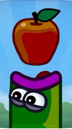 Прохождение игры Apple worm: головоломка #105 уровень