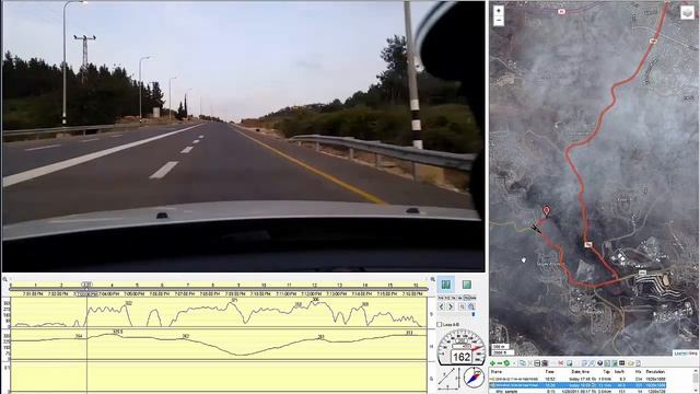 GPX Video Tracking - Segev Forest, Near Ya'ad смотреть онлайн