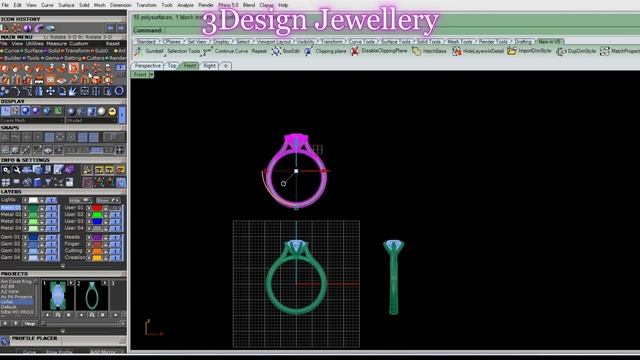 ||🔷RENDER IN MATRIX 9 || RENDERING TUTORIAL || Rhino 3D || Jewellery Cad Design || Tutorial смотреть онлайн
