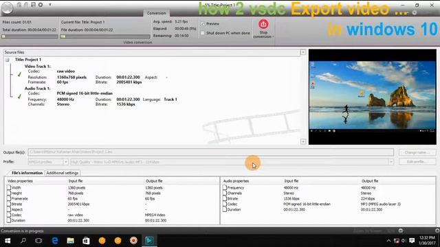How to Export vsdc video or project editor in Windows 10 смотреть онлайн