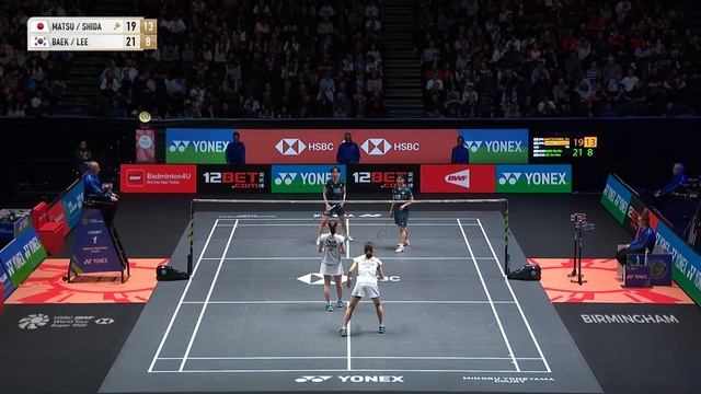 YONEX All England Open 2024 | Matsuyama/Shida (JPN) [6] Vs. Baek/Lee (KOR) [2] | F
