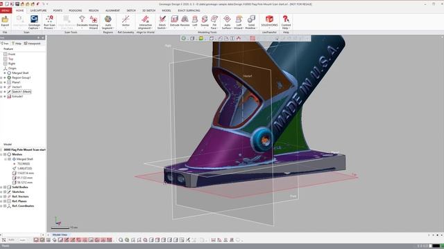 Geomagic Design X vs Geomagic For Solidworks Demo Video смотреть онлайн