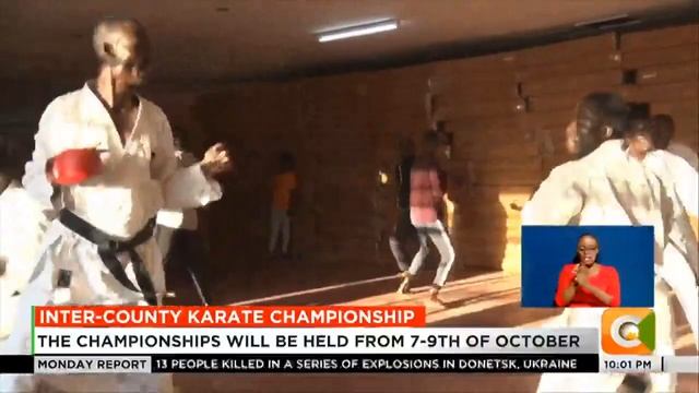 Kakamega County Preparing For The Inter-county Karate Championships