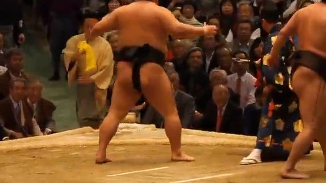 Sumo wrestling makuuchi division March 24 2016 EDION Arena Osaka смотреть онлайн
